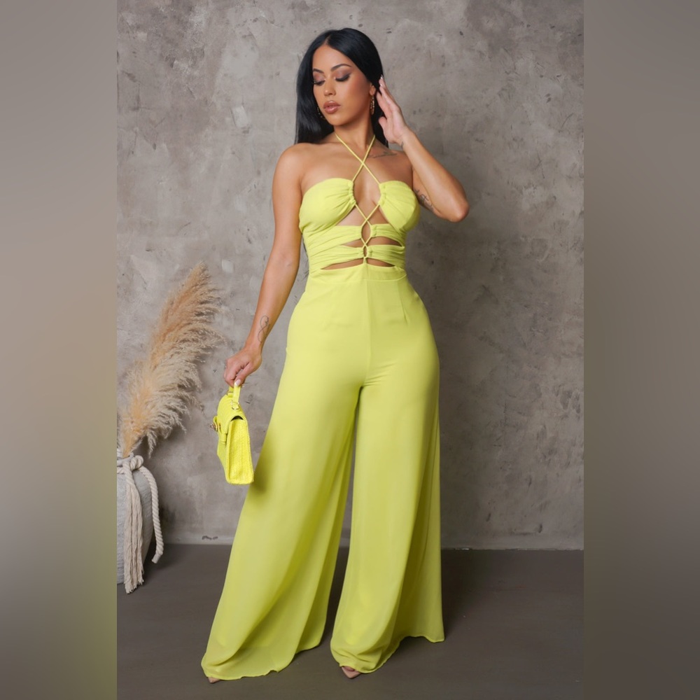 🆕Lime Jumpsuits in STOCK (S,M,L)